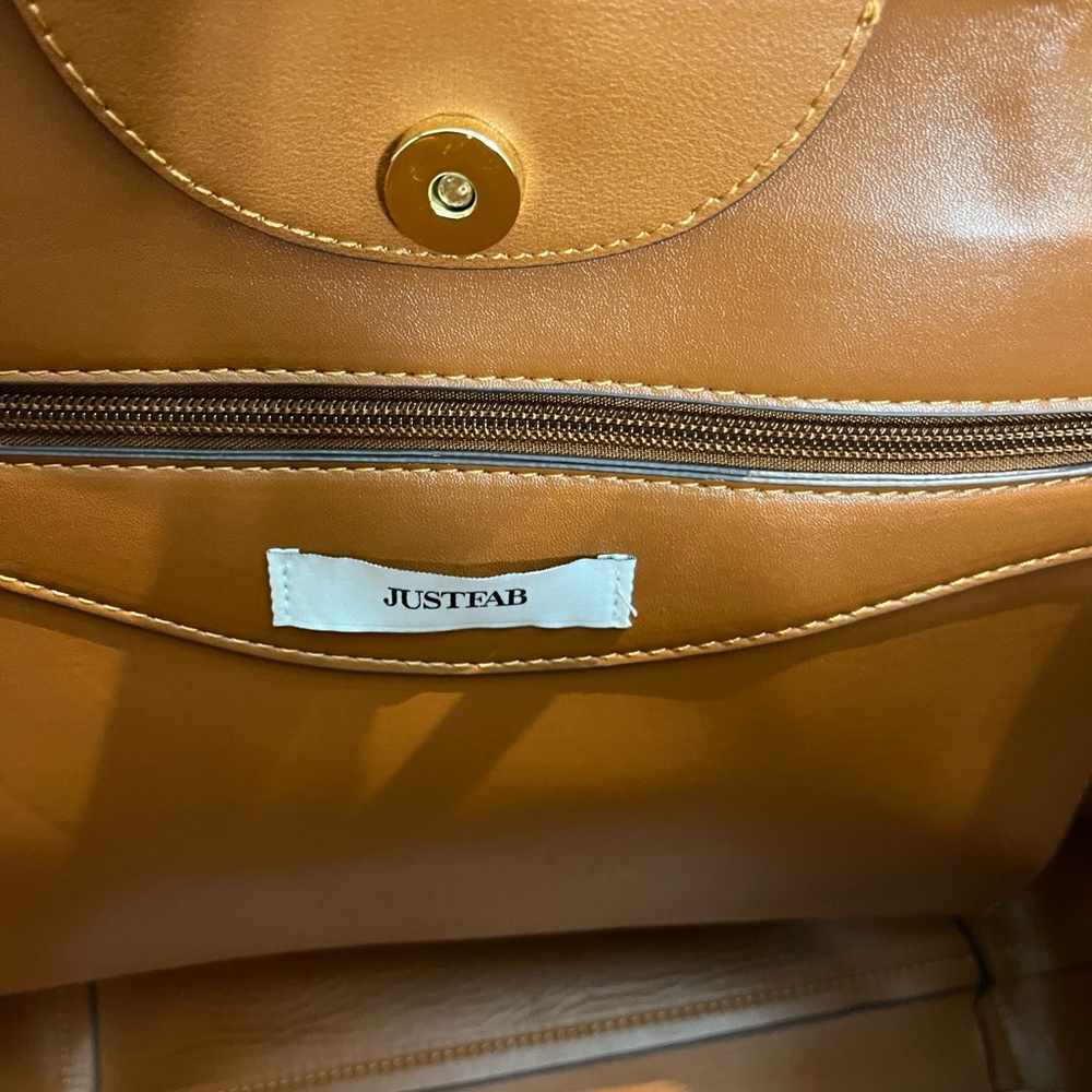 Purse 2tone brown